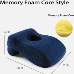 Plush Perch Bettzeug-Nackenstützkissen aus Memory-Schaum – ergonomische Kopfstütze für Komfort