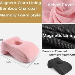 Plush Perch Bettzeug-Nackenstützkissen aus Memory-Schaum – ergonomische Kopfstütze für Komfort