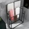 Serene Splash Badezimmer-Nadine Bath Towel Rack - Modern Bathroom Organizer