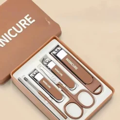 PureGlow Männerpflege|Frauenpflege-Nagelpflegeset aus Edelstahl – Professionelles Maniküre-Werkzeugset