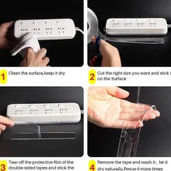 Cozy Living Heimwerkzeuge-Nano-Doppelklebeband – Ablösbarer Klebstoff für die Verwendung auf mehreren Oberflächen