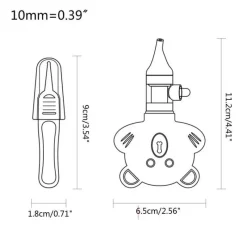 Kinder The Decor Haven Kinderwagen & Zubehör-Nasensauger für Neugeborene – Easy Breathe Baby-Nasensauger