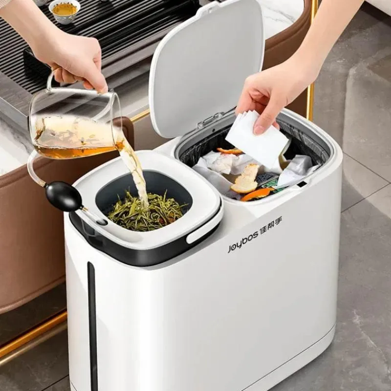 The Decor Haven Küche & Esszimmer|Gadgets Für Zuhause-Nass-Trocken-Recyclingbehälter – Praktischer Mülleimer für einfache Mülltrennung