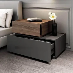 The Lounge Loft Möbel-Natacha Nachttisch – Moderner Nachttisch mit Stauraum