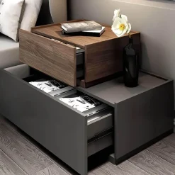 The Lounge Loft Möbel-Natacha Nachttisch – Moderner Nachttisch mit Stauraum