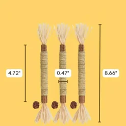 TailTrend Haustierspielzeug-Natürliches Baby-Beißspielzeug-Set – 5-teilige Kollektion zur Beruhigung und Linderung