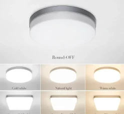 Comfort u0026 Style Beleuchtung-Natural Room Elegante LED-Deckenleuchte