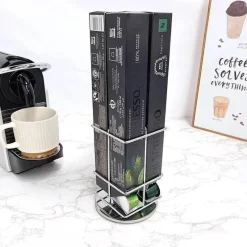 Tom Küche & Esszimmer-Nespresso-Kaffeepad-Aufbewahrungsregal – Ständer für 40 Kapseln