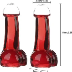 Plates u0026 More Küche & Esszimmer-Neuartiges Penis-Schnapsglas – Lustiger Party-Cocktailbecher