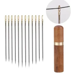 Cozy Living Heimwerkzeuge-Nähset aus Edelstahl – Nadelfreies Zubehör für einfaches Nähen