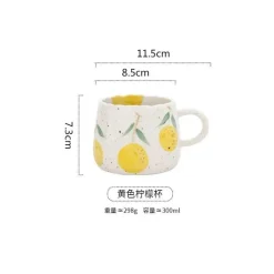 Plates u0026 More Küche & Esszimmer-Niedliche Cartoon-Obstbecher - Keramik-Kaffee-Teetassen