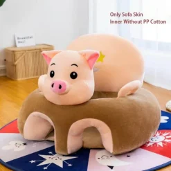 Kinder The Decor Haven Kinderwagen & Zubehör-Niedlicher, bequemer Babysitz mit Tiermotiv – weicher Kinderstuhl