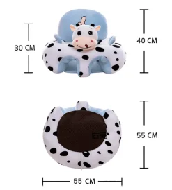 Kinder The Decor Haven Kinderwagen & Zubehör-Niedlicher, bequemer Babysitz mit Tiermotiv – weicher Kinderstuhl