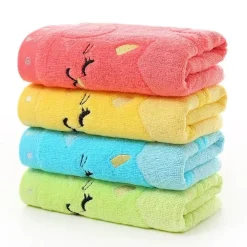Tom Küche & Esszimmer-Niedliches Kätzchen-Handtuch aus Bambusfaser – weiches, robustes Badetuch für Kinder