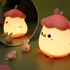 Bright Accents Beleuchtung-Niedliches Tier-Silikon-LED-Nachtlicht - Haustierlampe