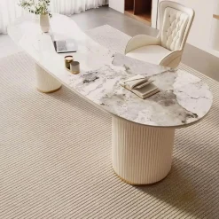 The Lounge Loft Möbel-Nino Slate Büroschreibtisch - Moderne Arbeitsplatzmöbel