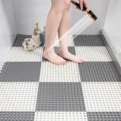 The Blissful Bath Badezimmer-Non-Slip Shower Mat - Safe Anti-Slip Bathroom Rug