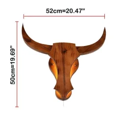 Comfort u0026 Style Beleuchtung-Nordic Bull Head Lamp - Unique Decorative Lighting Fixture