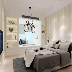Comfort u0026 Style Beleuchtung-Nordic Chandelier - Modern Bicycle Droplight Lamp