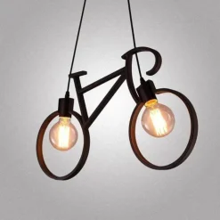 Comfort u0026 Style Beleuchtung-Nordic Chandelier - Modern Bicycle Droplight Lamp