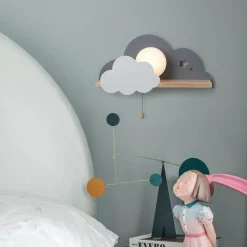 Comfort u0026 Style Beleuchtung-Nordic Cloud Sky LED Wall Lamp - Kids Room Decor