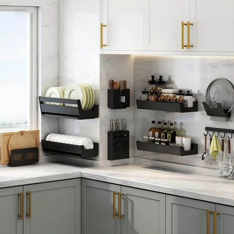 Space Savvy Küche & Esszimmer-Nordic Dish Rack Organizer – Aufbewahrungslösung für die Küche