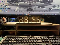 Comfort u0026 Style Beleuchtung-Nordic Double-Sided LED Clock - Modern Design Timepiece