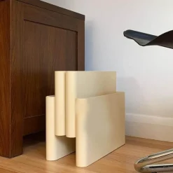 The Gilded Nest Wohndeko-Nordic Floor Zeitschriftenständer - Stilvoller Organizer