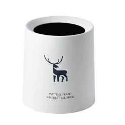 The Culinary Kit Küche & Esszimmer-Nordic Mini Doppelschicht-Desktop-Mülleimer - Stilvoller Büro-Organizer