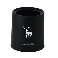 The Culinary Kit Küche & Esszimmer-Nordic Mini Doppelschicht-Desktop-Mülleimer - Stilvoller Büro-Organizer