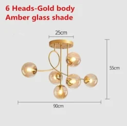 Comfort u0026 Style Beleuchtung-Nordic Pendant Chandelier Light - Elegant Hanging Fixture