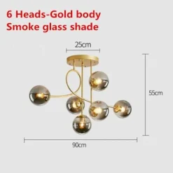 Comfort u0026 Style Beleuchtung-Nordic Pendant Chandelier Light - Elegant Hanging Fixture