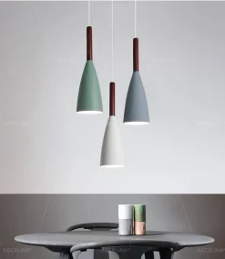 Comfort u0026 Style Beleuchtung-Nordic Pendant Light - Colorful Modern Hanging Fixture