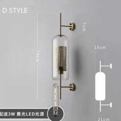 Comfort u0026 Style Beleuchtung-Nordic Retro Wall Lamp - Creative Home Decor Lighting