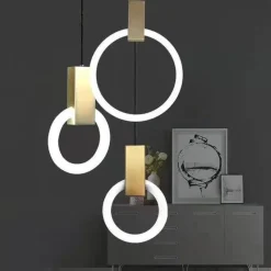 Comfort u0026 Style Beleuchtung-Nordic Ring Lamp - Stylish Creative Home Lighting
