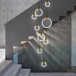 Comfort u0026 Style Beleuchtung-Nordic Ring Lamp - Stylish Creative Home Lighting