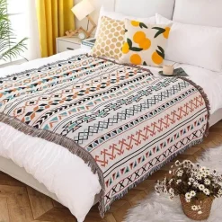 The Blanket Nook Bettzeug-Nordic Star Decke - Sonnengott Picknickmatte Sofabezug