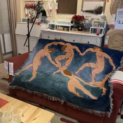 Warm Embrace Bettzeug-Nordische abstrakte Decke – Vielseitiges Outdoor-Dekor