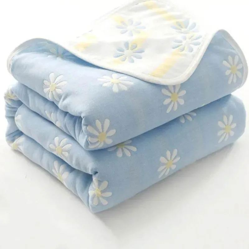 Warm Embrace Bettzeug-Nordische Baumwollgaze-Überwurfdecke - Weiche Cartoon-Tagesdecke für Betten und Sofas