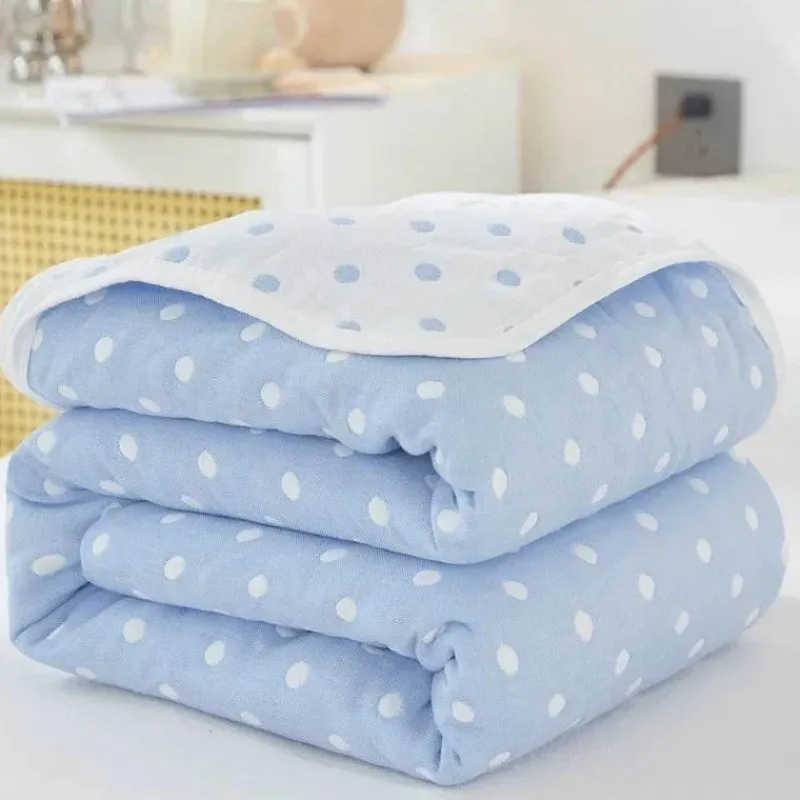 Warm Embrace Bettzeug-Nordische Baumwollgaze-Überwurfdecke - Weiche Cartoon-Tagesdecke für Betten und Sofas