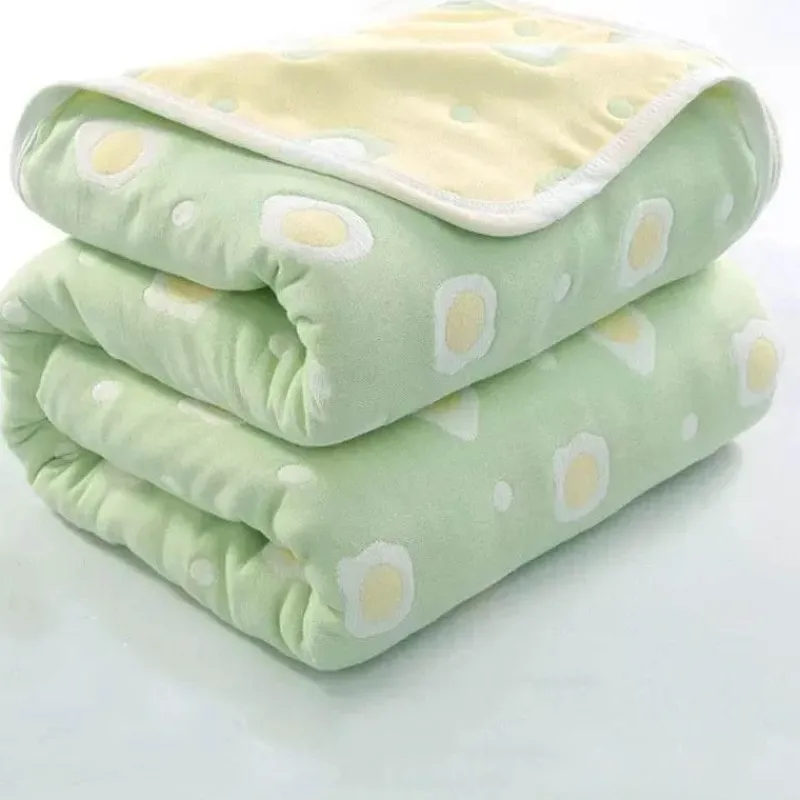 Warm Embrace Bettzeug-Nordische Baumwollgaze-Überwurfdecke - Weiche Cartoon-Tagesdecke für Betten und Sofas