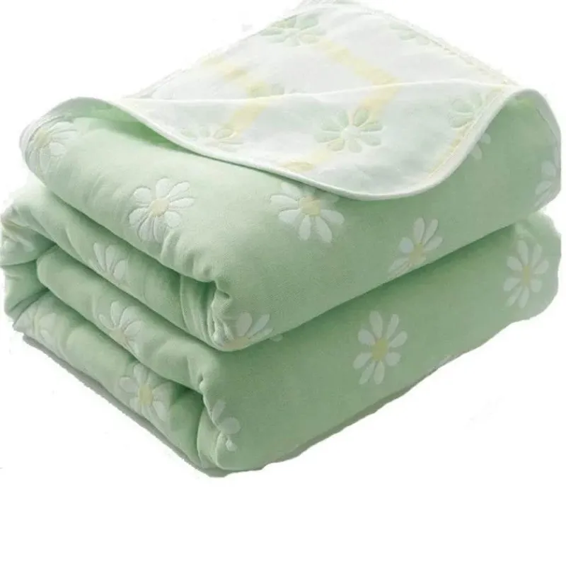 Warm Embrace Bettzeug-Nordische Baumwollgaze-Überwurfdecke - Weiche Cartoon-Tagesdecke für Betten und Sofas