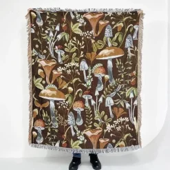 The Blanket Nook Bettzeug-Nordische Überwurfdecke - Gemütliches Bohemian-Sofa und Picknickmatte