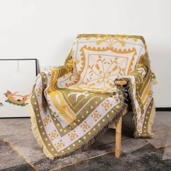 The Blanket Nook Bettzeug-Nordische Überwurfdecke - Gemütliches Bohemian-Sofa und Picknickmatte