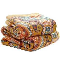 Cozy Haven Bettzeug-Nordische Überwurfdecke aus Baumwolle – weiche Gaze-Sofa-Tagesdecke