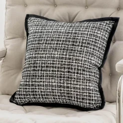 The Cushion Corner Bettzeug-Nordische bestickte Kissenbezüge - Luxuriöses modernes Dekor