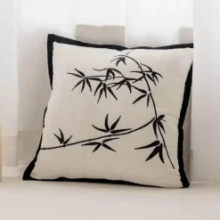 The Cushion Corner Bettzeug-Nordische bestickte Kissenbezüge - Luxuriöses modernes Dekor