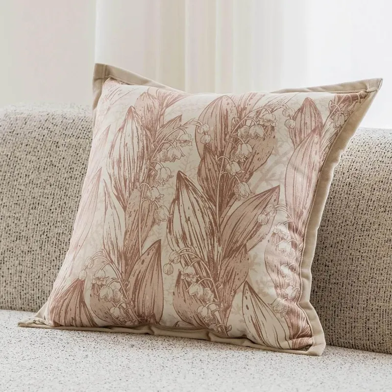 The Cushion Corner Bettzeug-Nordische bestickte Kissenbezüge - Luxuriöses modernes Dekor