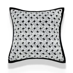 The Cushion Corner Bettzeug-Nordische bestickte Kissenbezüge - Luxuriöses modernes Dekor