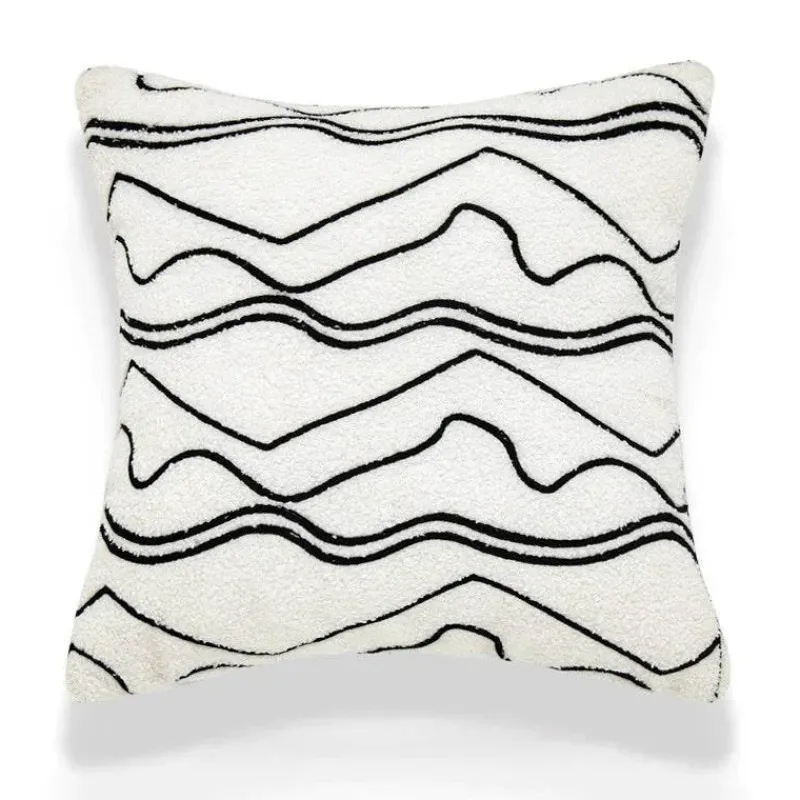 The Cushion Corner Bettzeug-Nordische bestickte Kissenbezüge - Luxuriöses modernes Dekor